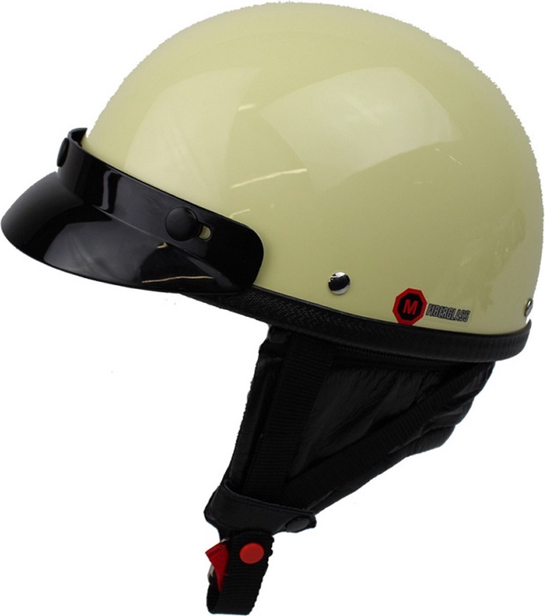 Redbike RB-520 pothelm ivoor wit - maat M