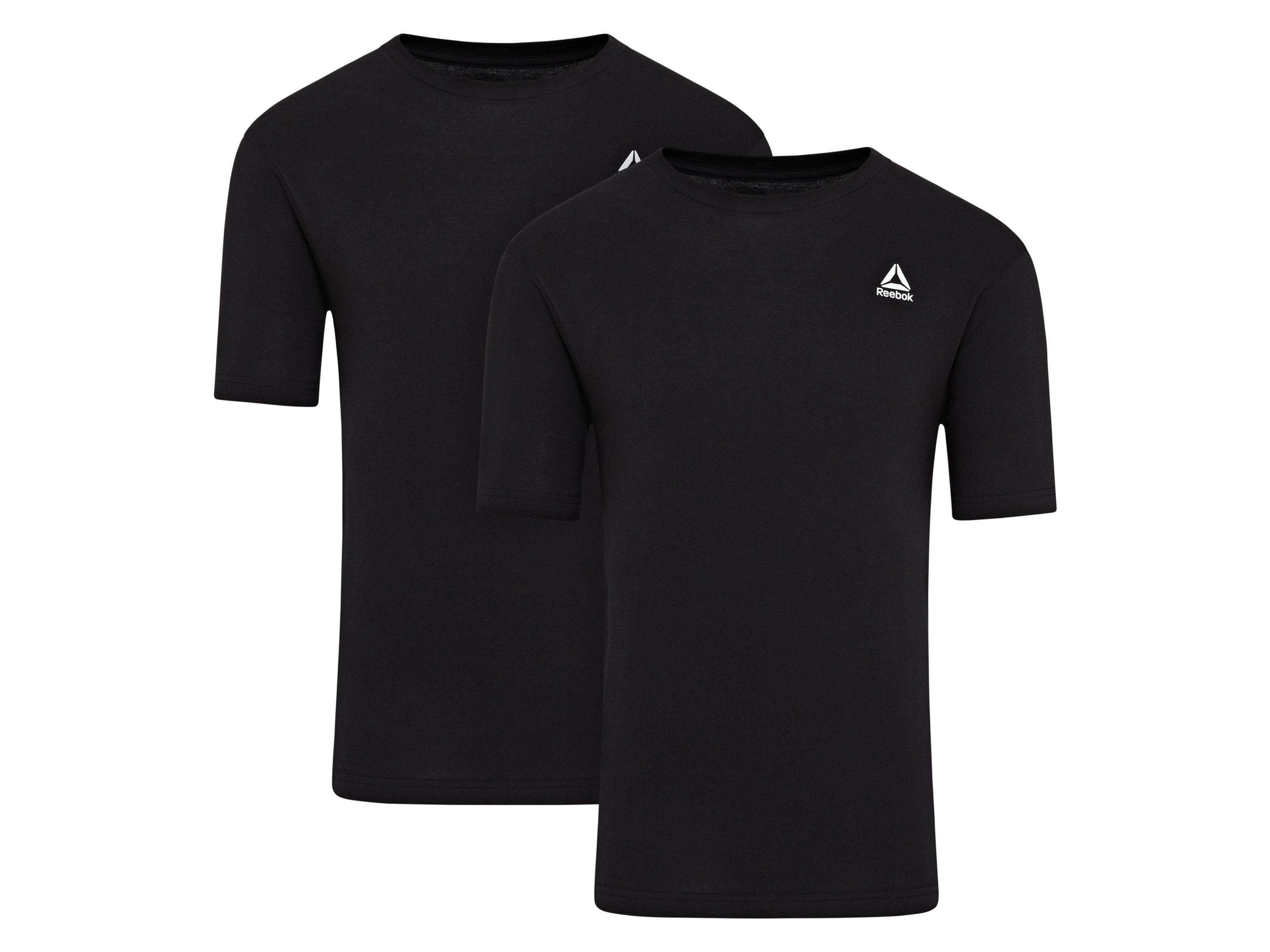 Reebok 2 heren T-shirts (Zwart, S)
