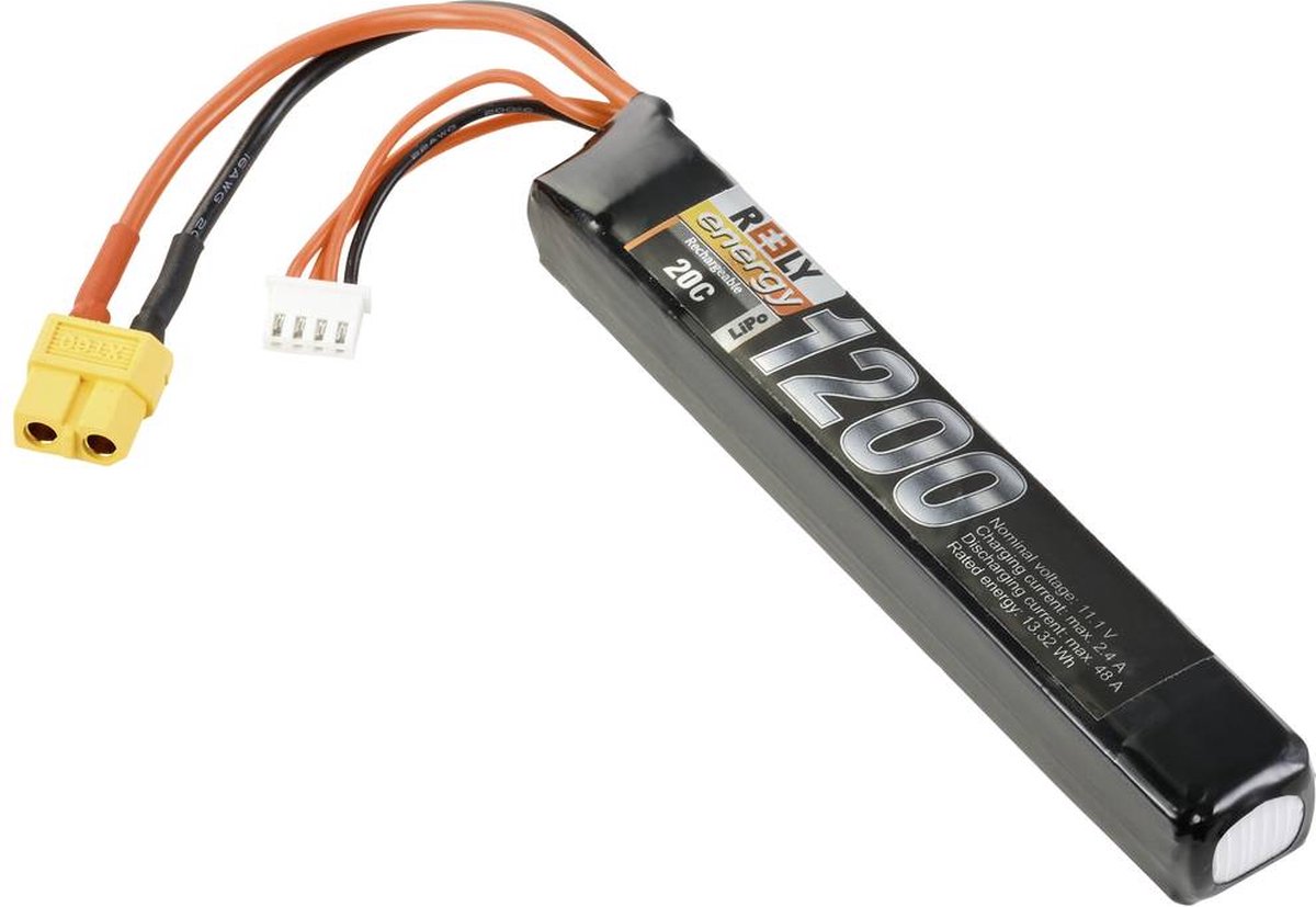 Reely LiPo accupack 11.1 V 1200 mAh Aantal cellen: 3 40 C Softcase XT60H