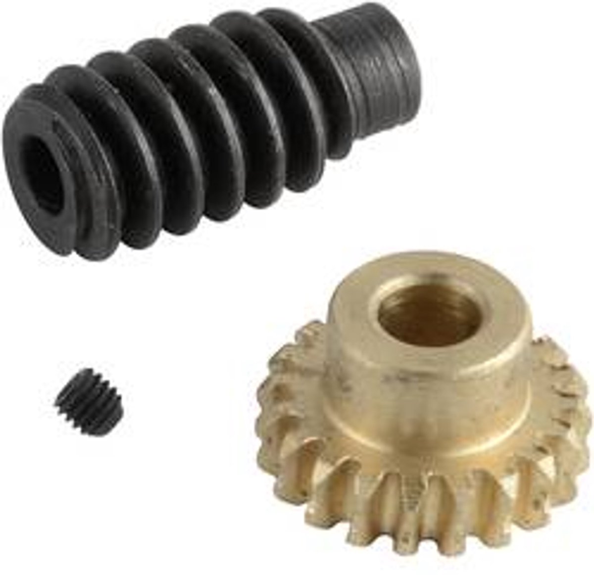 Reely Messing, Staal Wormwielset Soort module: 0.75 Aantal tanden: 40