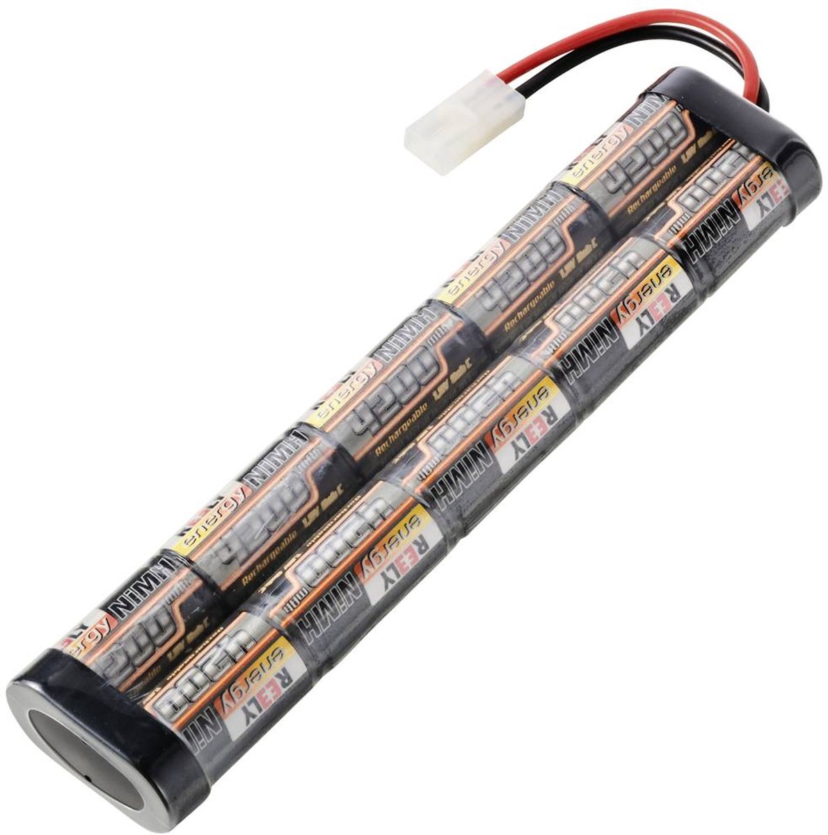 Reely NiMH accupack 12 V 4200 mAh Aantal cellen: 10 Stick Tamiya