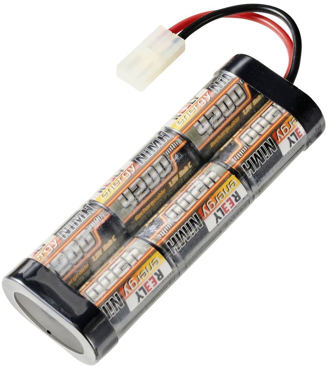 Reely NiMH accupack 7.2 V 4200 mAh Aantal cellen: 6 Stick Tamiya
