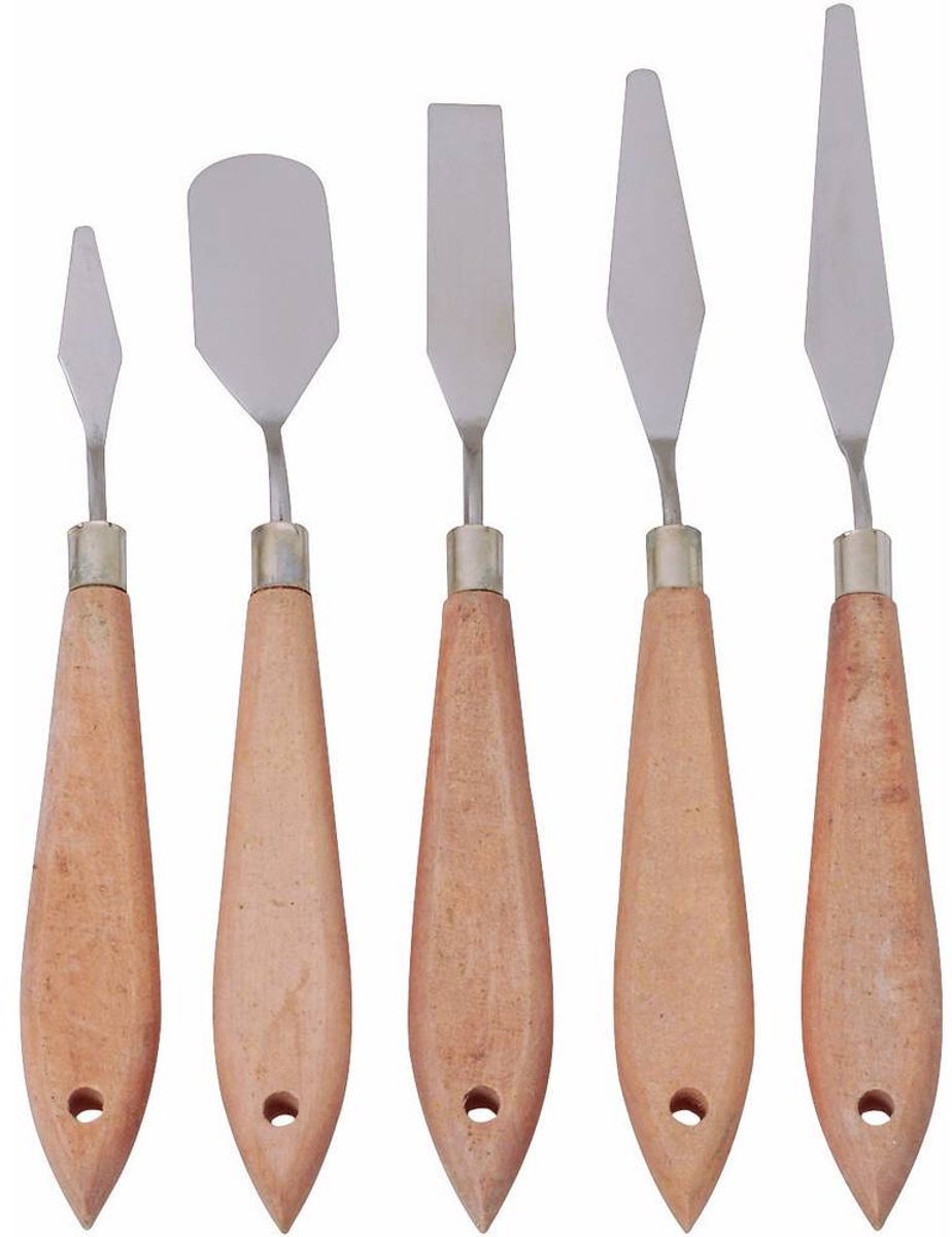 Reely RE-7042686 Spachtelset 5-delig, Hoog-elastisch