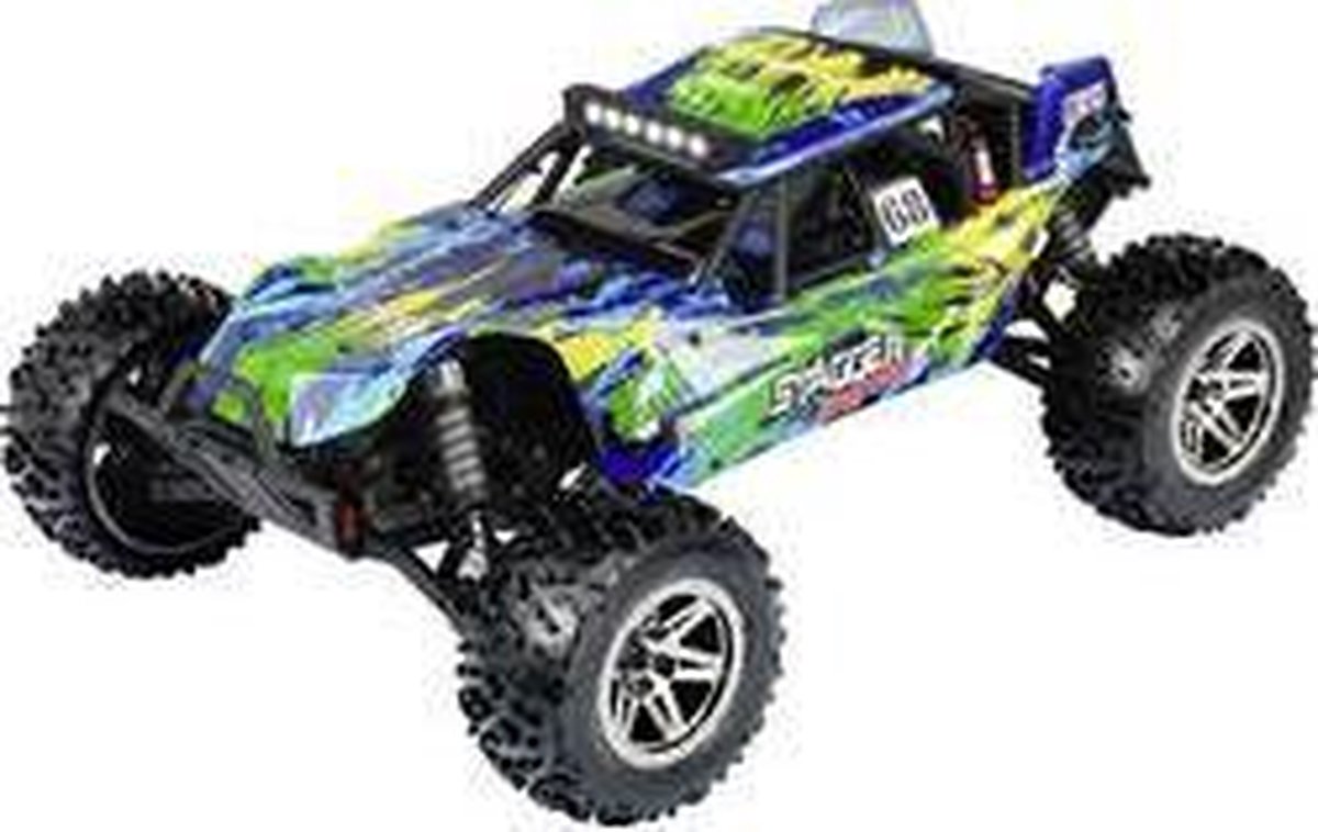 Reely Stagger Brushless 1:10 RC auto Elektro Buggy 4WD 100% RTR 2,4 GHz Incl. accu, oplader en batterijen voor de zender, Incl. brushless combo