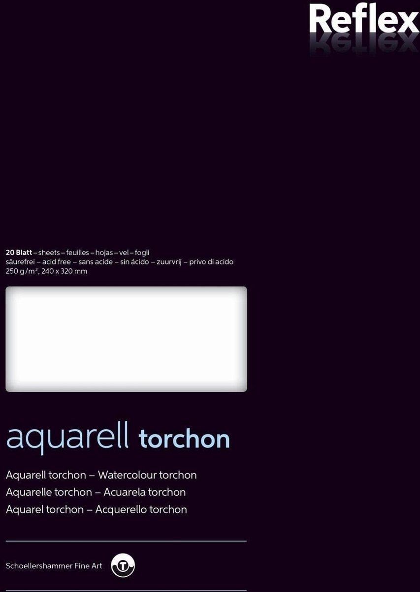 Aquarelpapier Torchon 24x32cm 250g/m2 blok 20 vel VF5004246