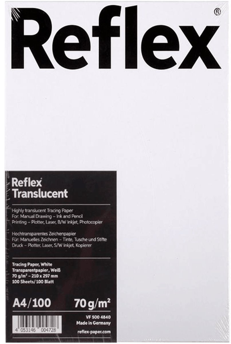 Kalkpapier A4 70g/m2 doos 100 vel