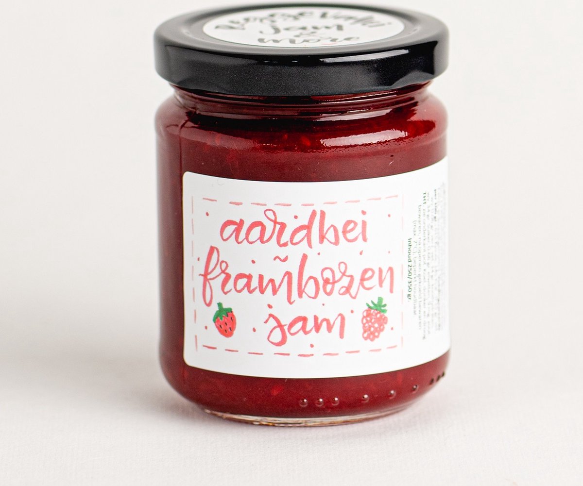 ReggeVallei Taartvulling Aardbeien-Frambozen 250g