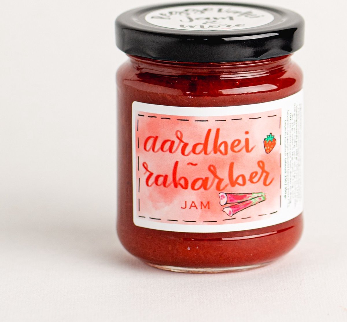 ReggeVallei Taartvulling Aardbeien-Rabarber 250g