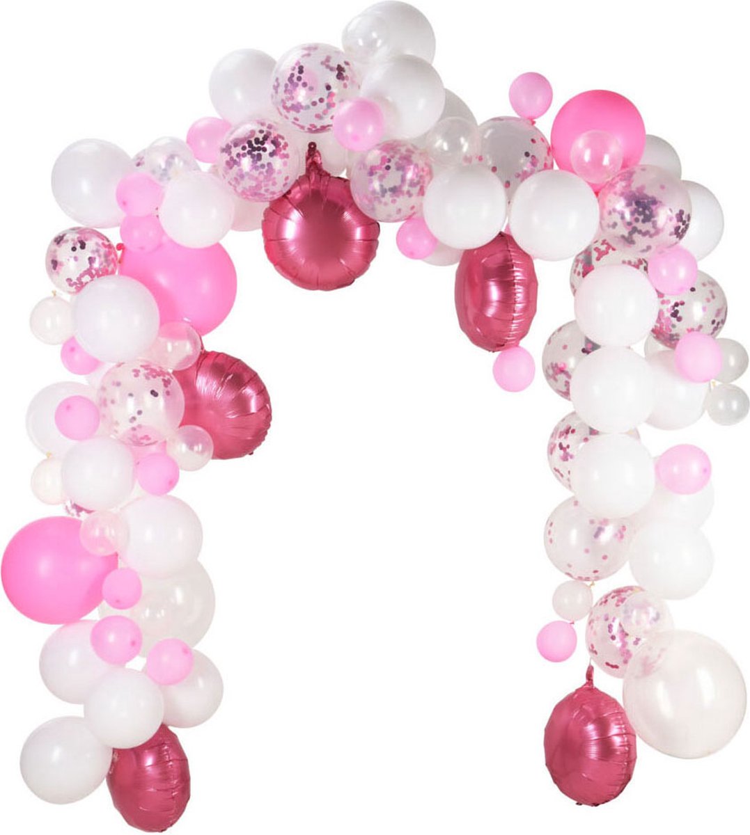Bouw je Eigen Ballonnenboog Set Roze, 120dlg..
