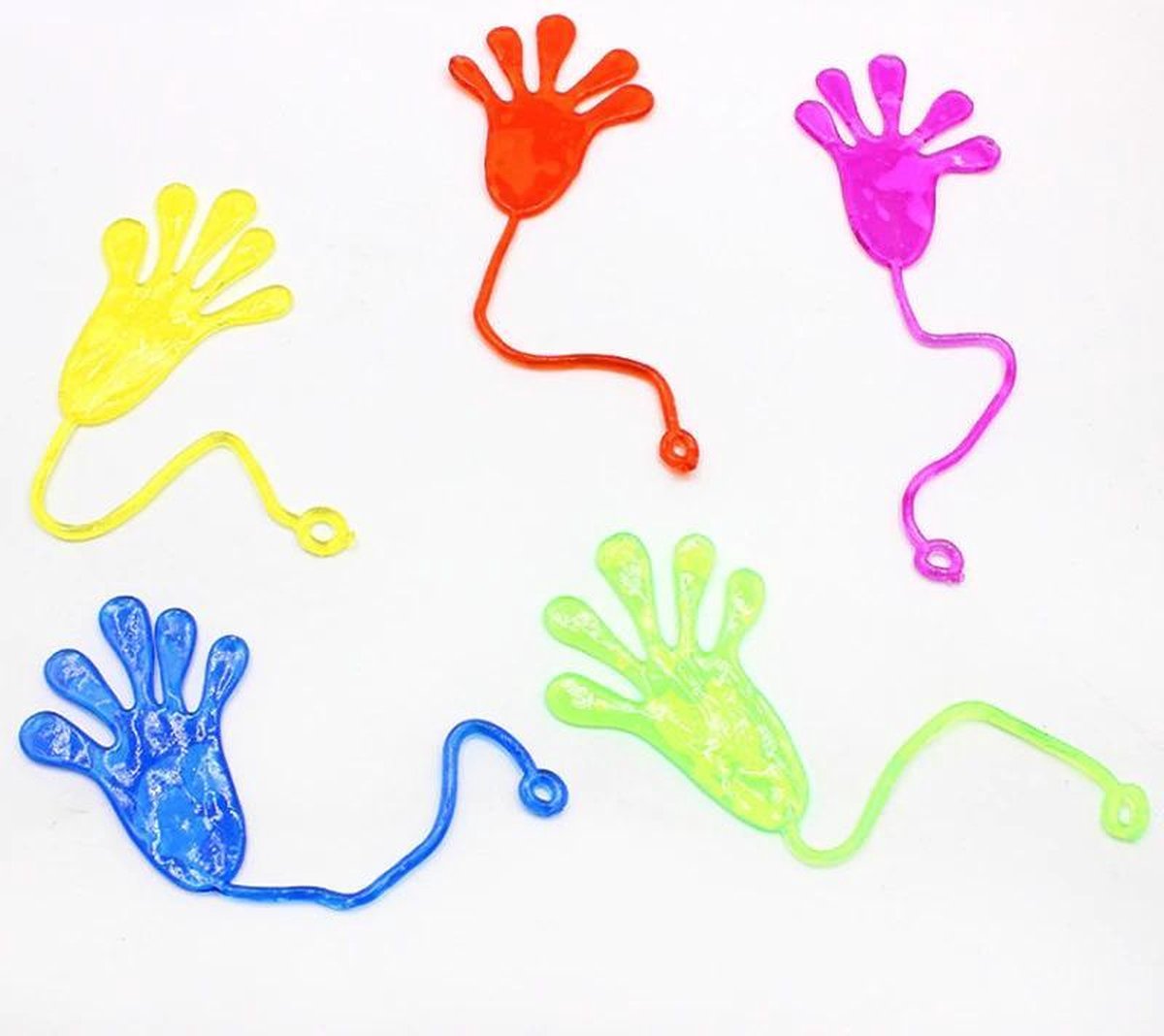 Plakhandje - Sticky hand - Kleefbare handjes - Plakhandjes - 5 Stuks