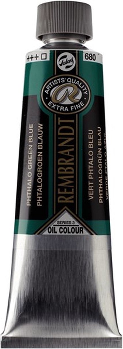 Rembrandt Olieverf 150 ml Tube Phtalogroen blauwachtig 680