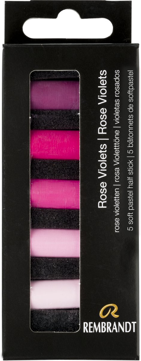 Rembrandt softpastel half 5 Rose violetten