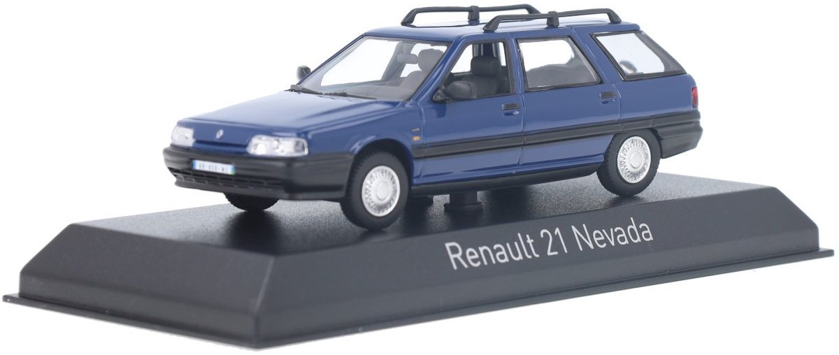 Renault 21 Nevada 2018 Blauw - Model 1/43 - Norev