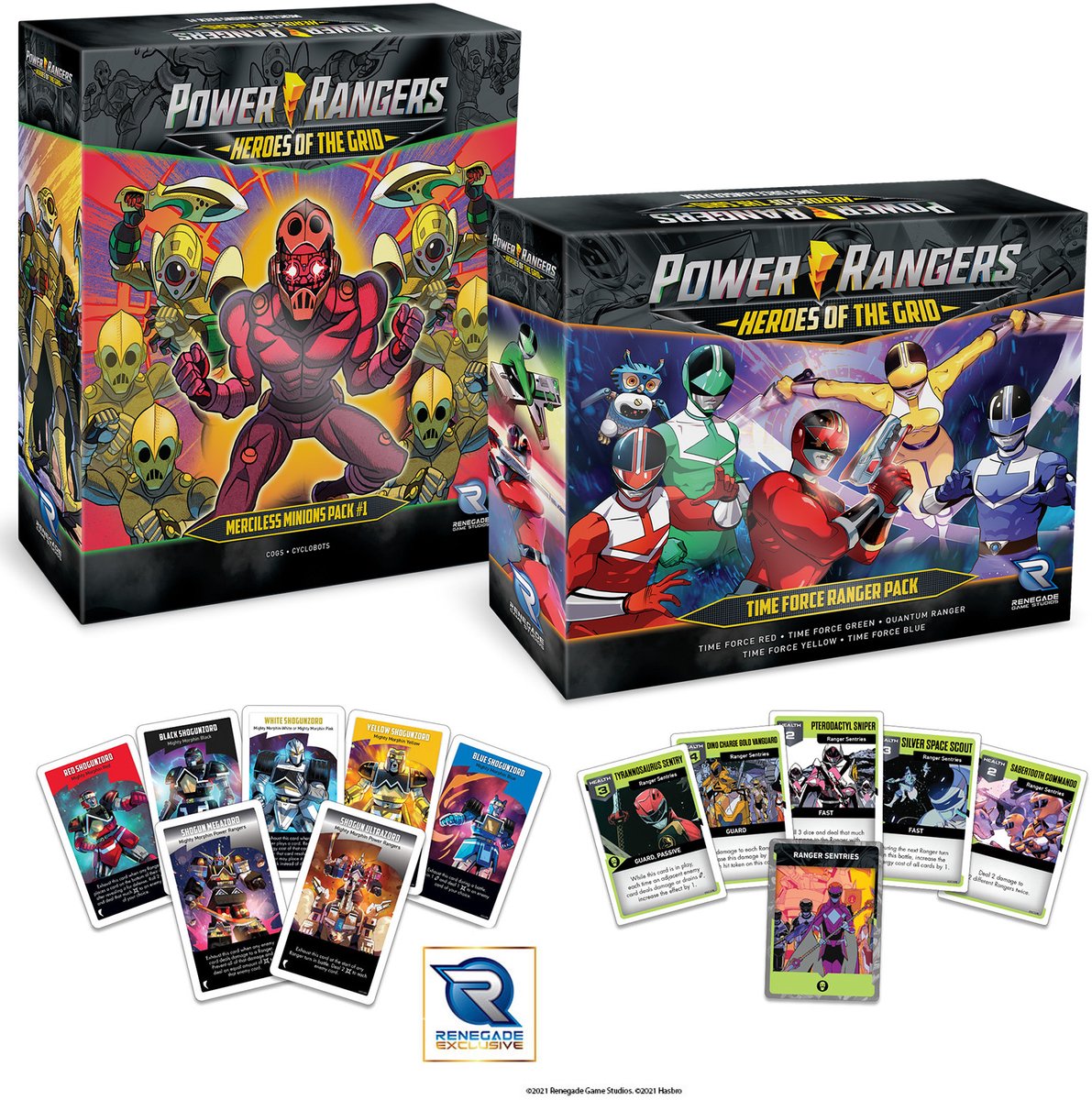 Power Rangers Heroes of the Grid - Time Force Bundel