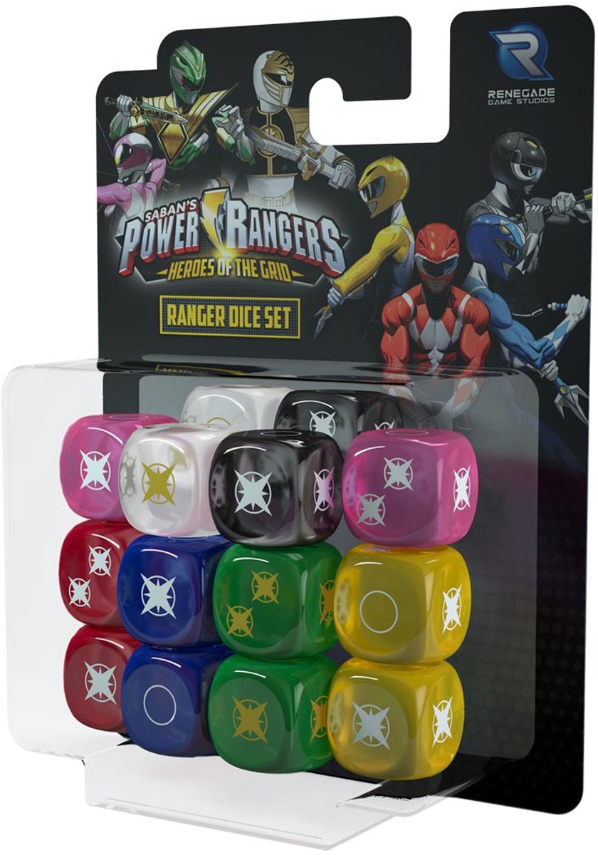 Power Rangers: Heroes of the Grind - Ranger Dice Set - Dobbelsteen set - Renegade Game Studios