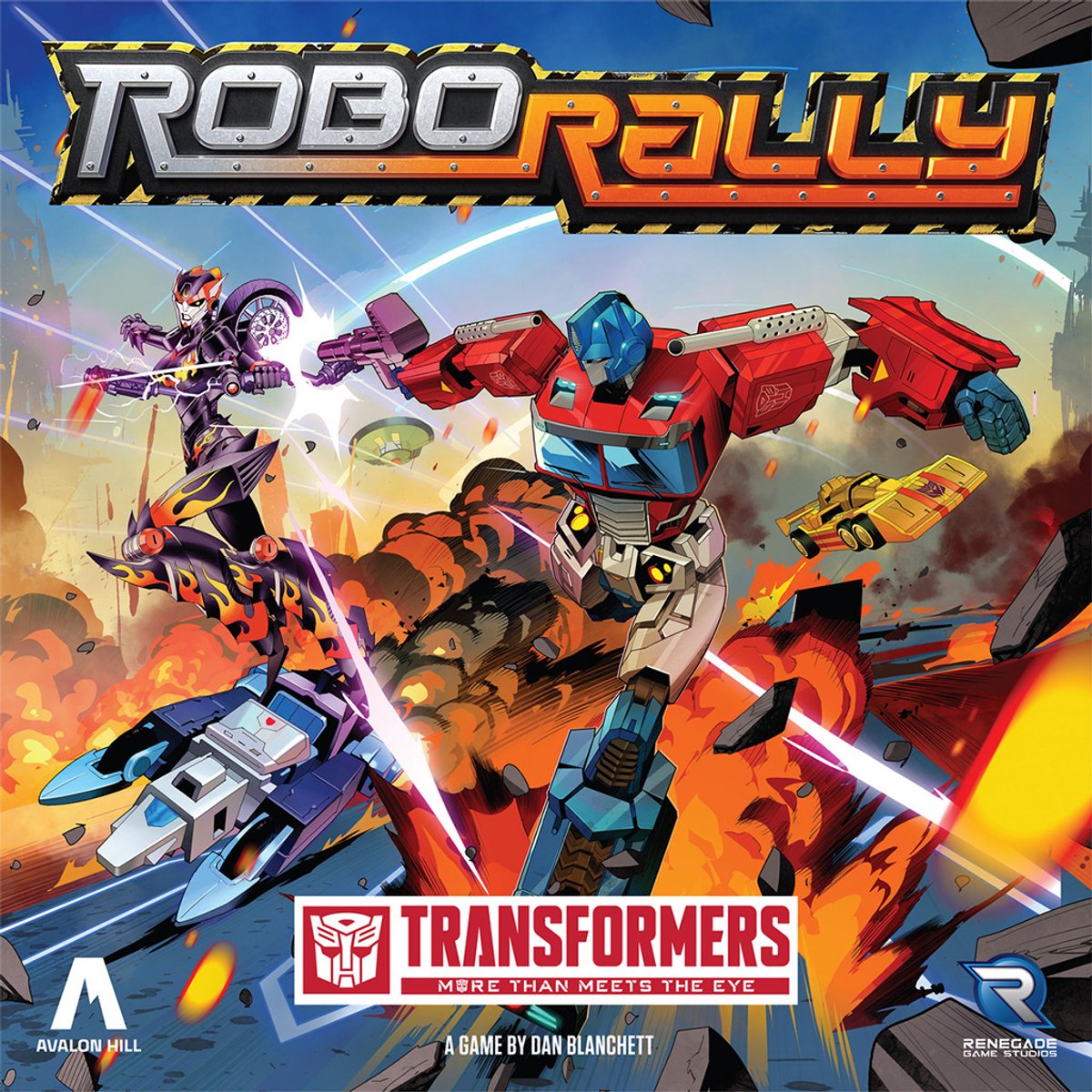 Robo Rally Transformers - Bordspel - Engelstalig - Renegade Game Studios