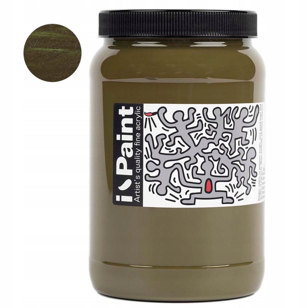 I-Paint Acrylverf 500ml - Levendig Groen