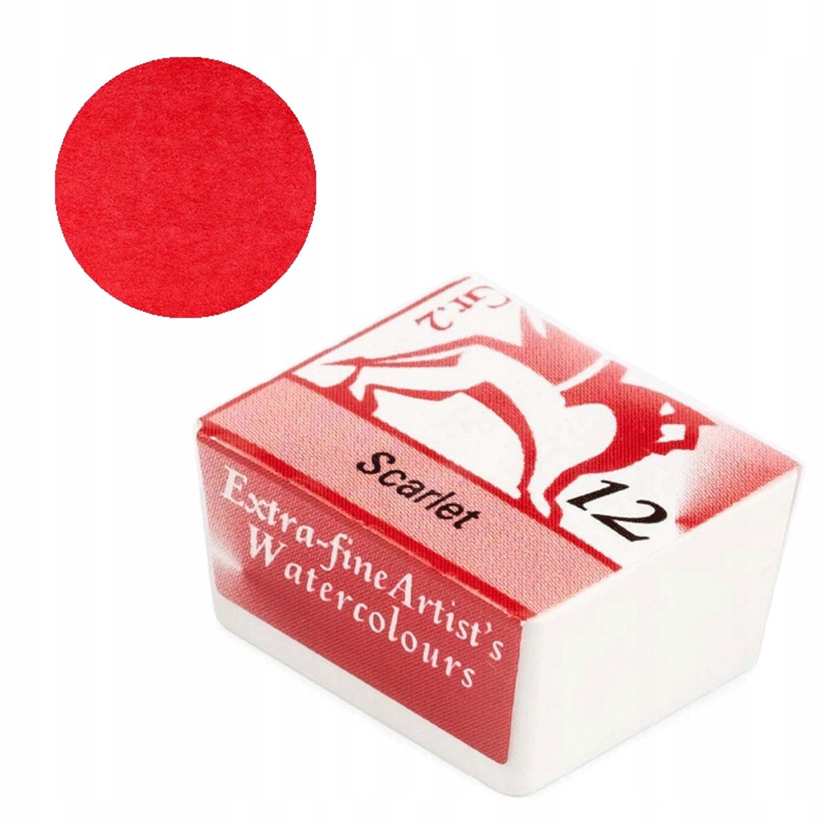 Renesans Aquarel Verf - 12 Karmozijn Rood