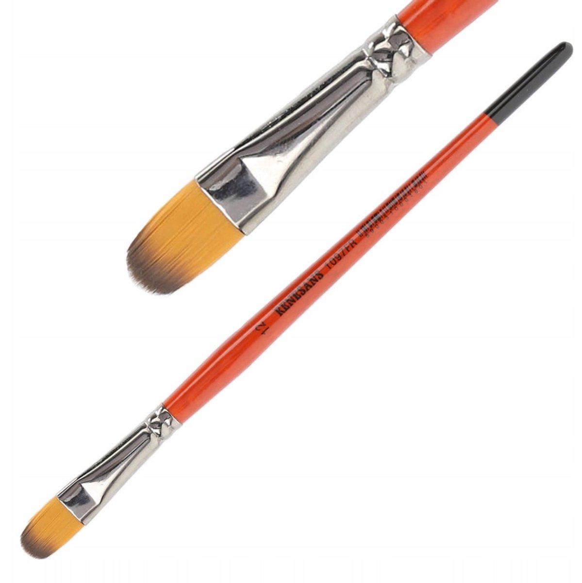 Renesans Kwast Kattenlik 12mm Oranje Synthetisch