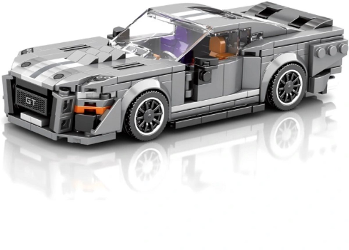 Reobrix 682 - raceauto bouwen - speelgoed - 437 pcs - 14+ - grijs