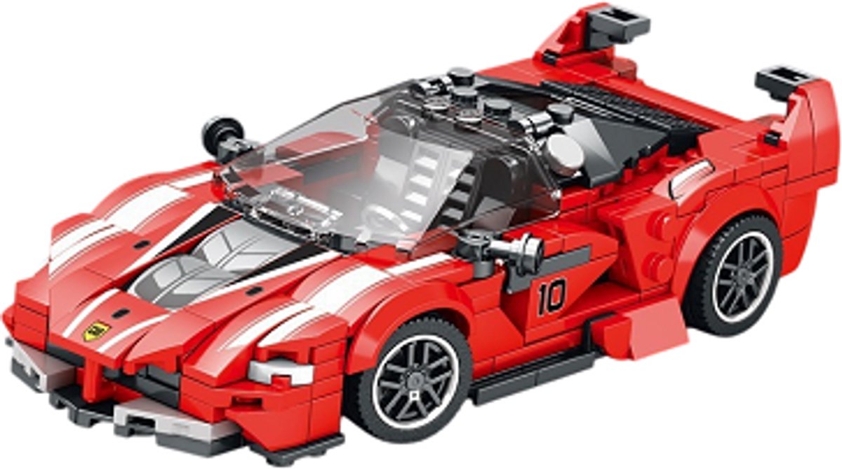 Reobrix 686 - raceauto speelgoed - rood - 360 pcs - 14+