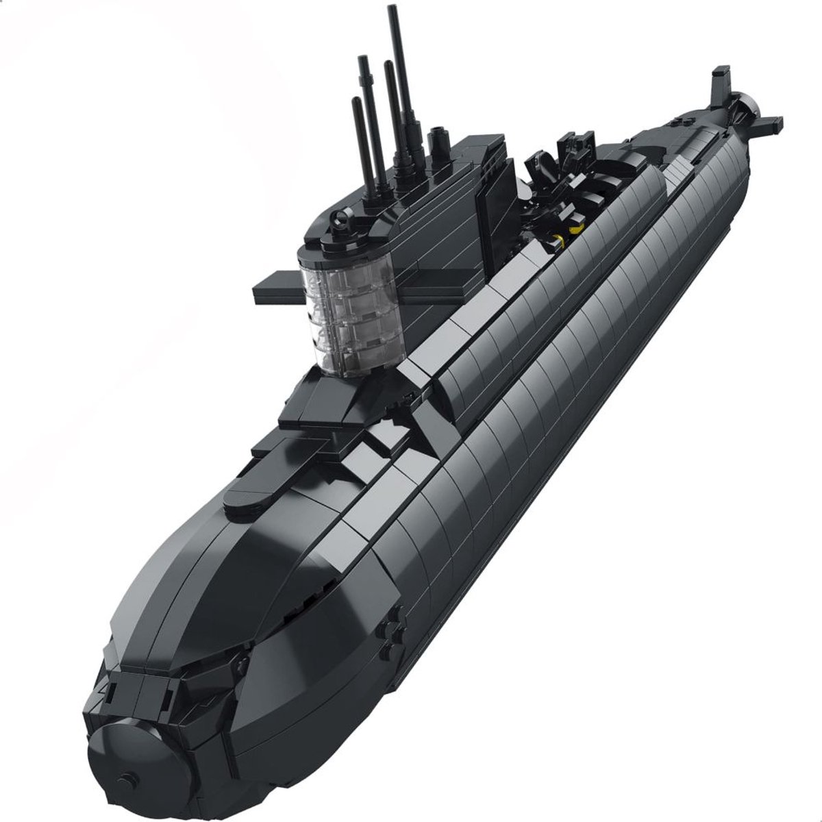 Reobrix 800 - Nuclear - Submarine - Onderzeeer - Speelgoed - Duikboot - Simulatie model - Onderzeeër - 1498 Pcs