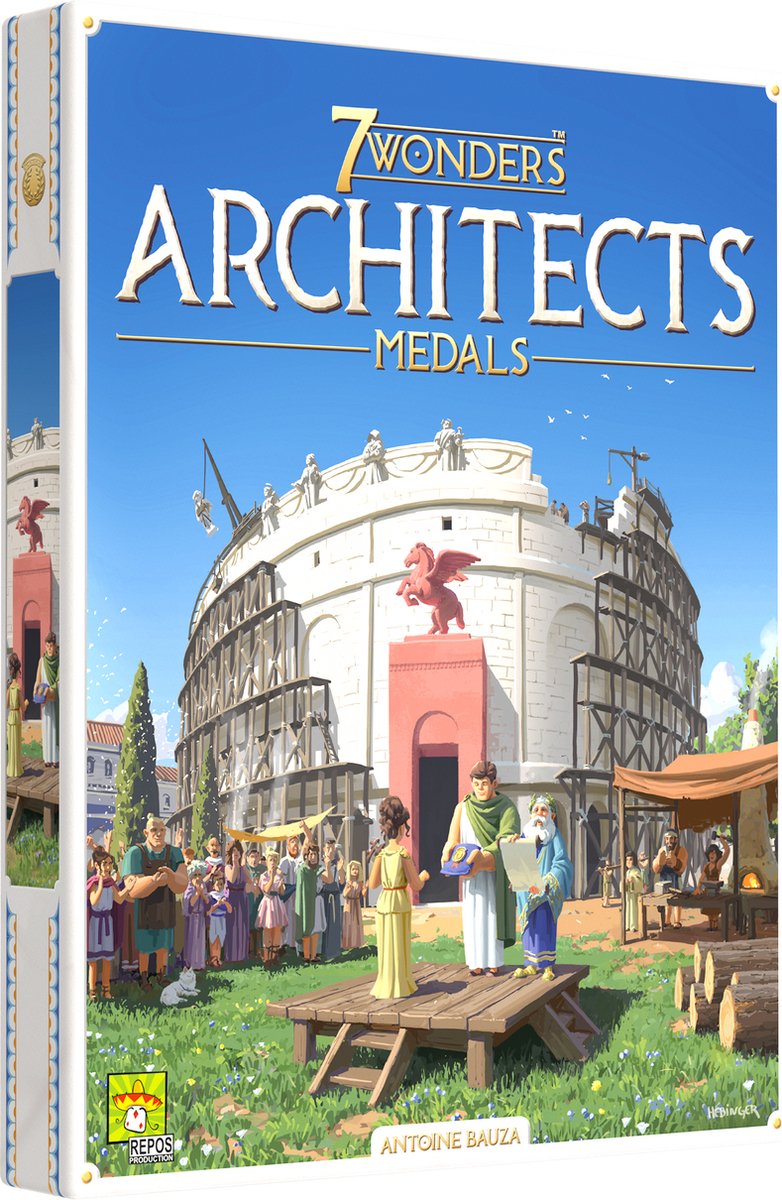 7 Wonders Architects Medals - Nederlandstalig Bordspel