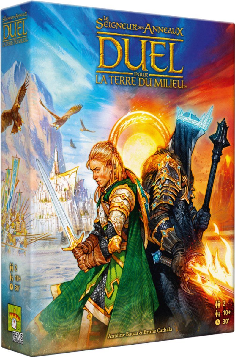 The Lord of the Rings - Duel for Middle Earth - Franstalig - Strategisch Bordspel