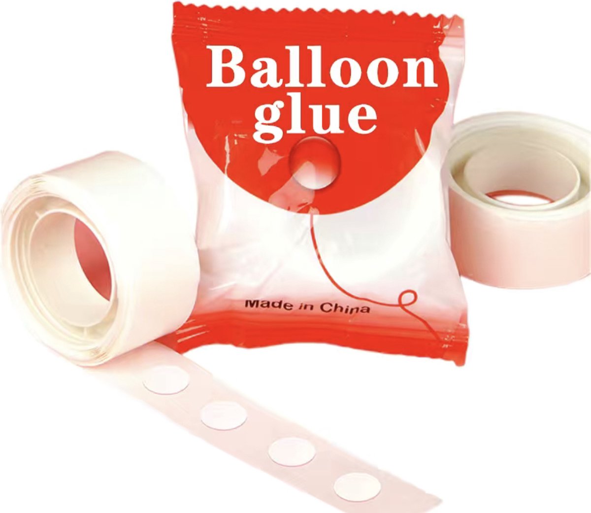 Repus - Set van 100 stuks - Ballonnen Plakkers - Stickers - Transparant - Muur - Plafond - Decoratie - Feest - Party