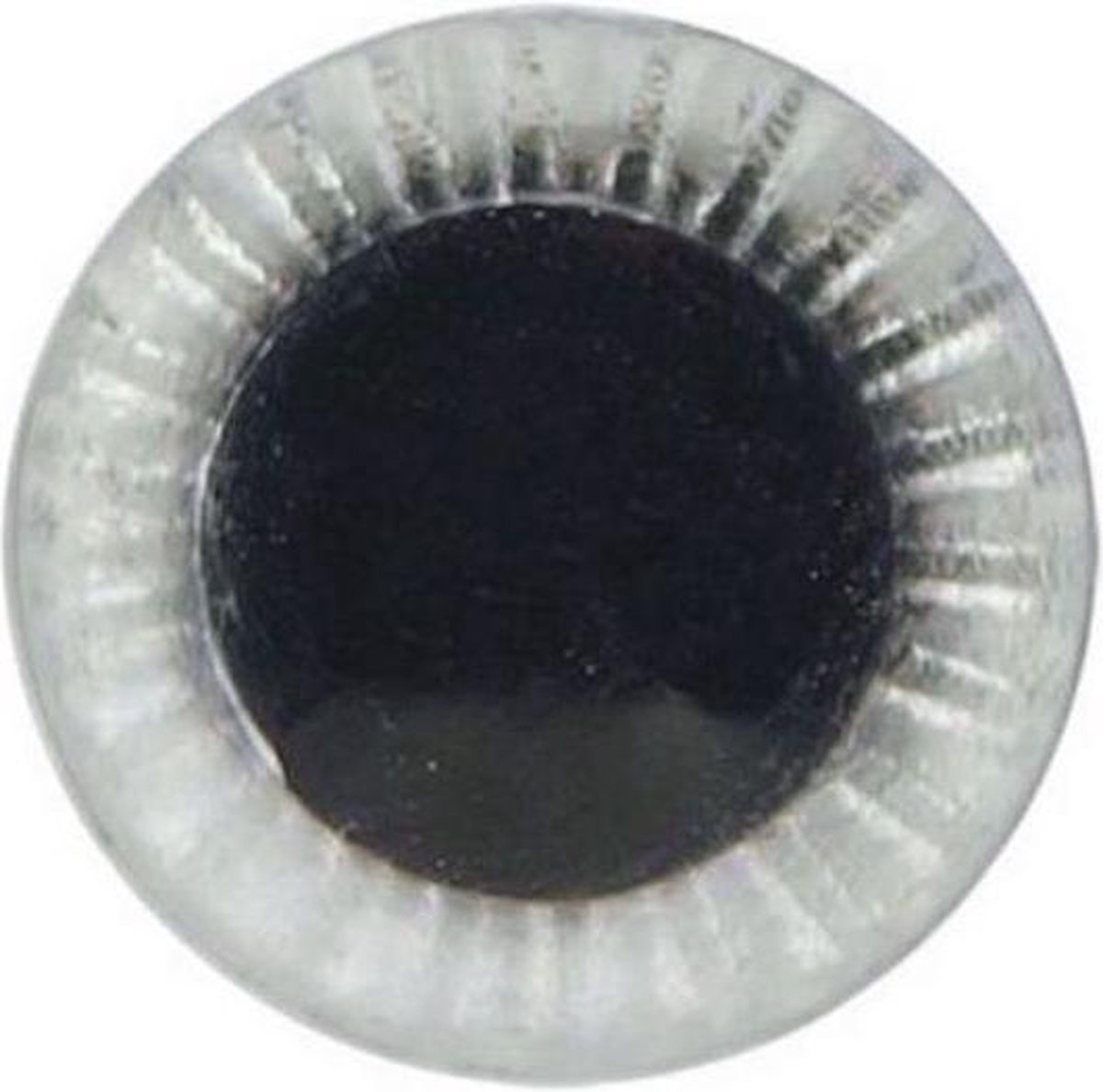 5 paar veiligheidsogen uilen 10mm - zwart/wit