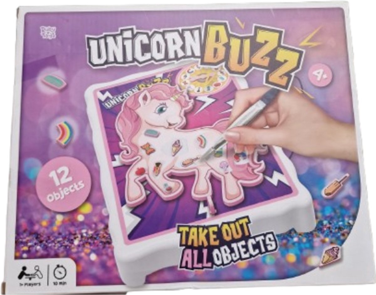 Unicorn Buzz kinderspel - Kinderen - Actiespel - Behendigheid - Familiespel