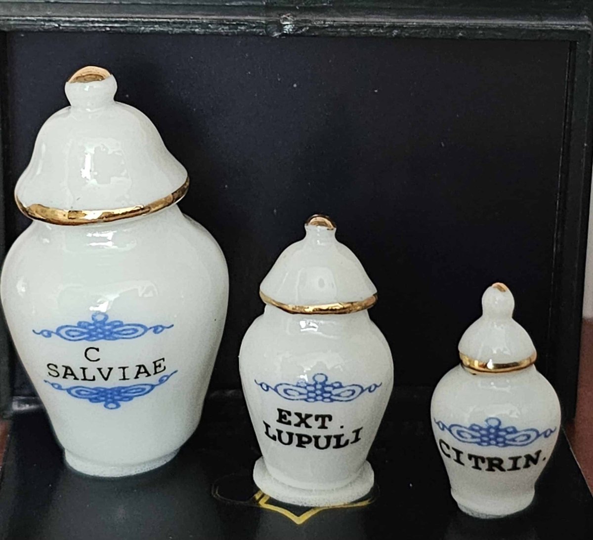 Reutter Apotheker 3 potjes