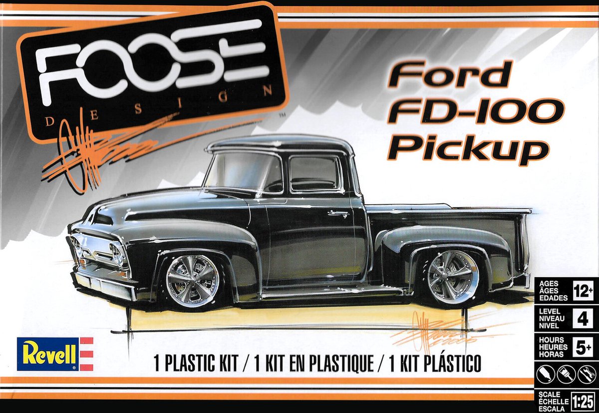 1:25   14426 Foose Ford FD-100 Pickup Plastic kit