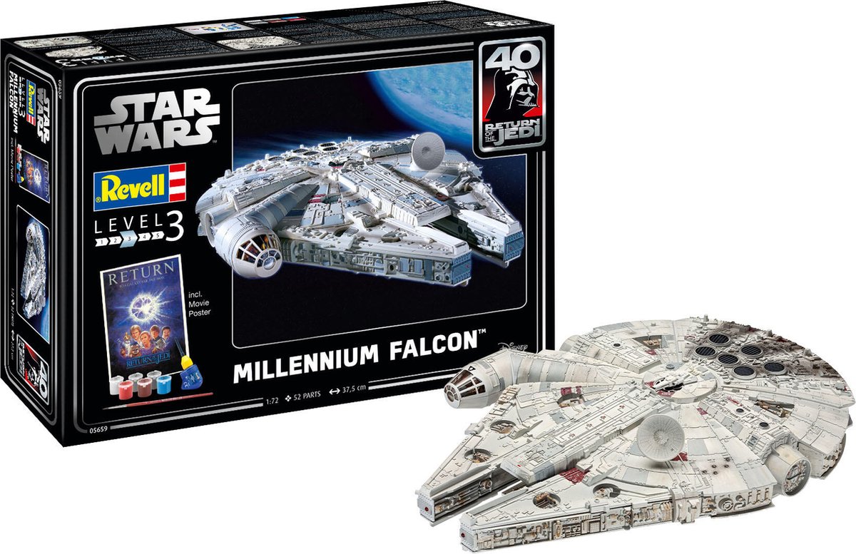 1:72   05659 Millennium Falcon - Star Wars - Geschenkset Plastic kit