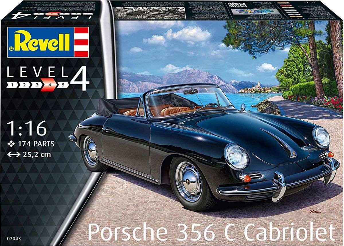 Porsche 356 Cabriolet Revell schaal 116