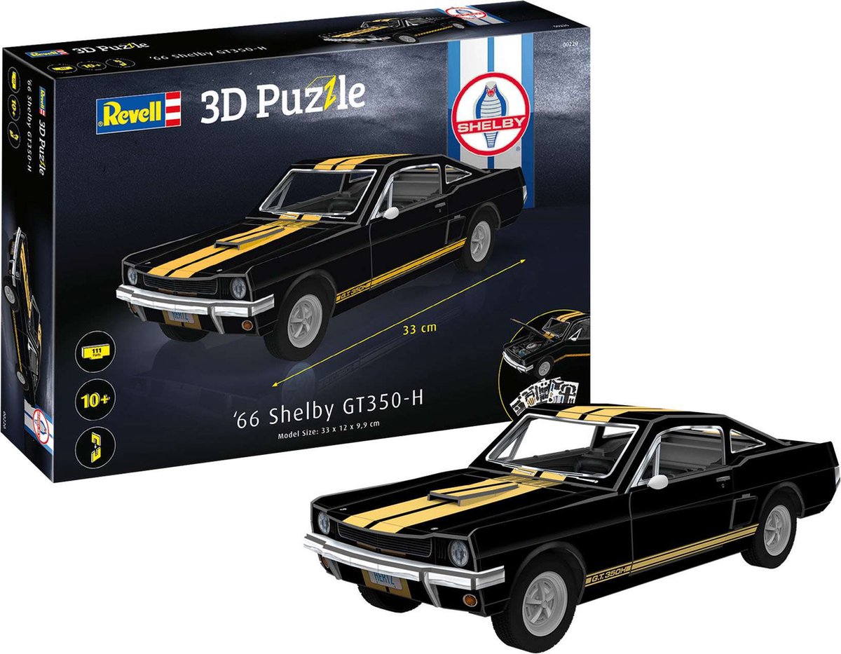   00220  1966 Shelby Car GT350-H 3D Puzzel