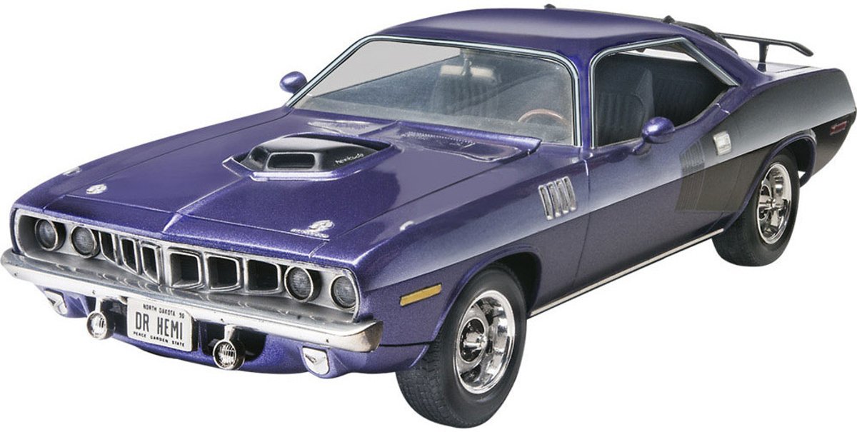   12943 modelbouwkit 1:25 71 Plymouth HEMI Cuda 426