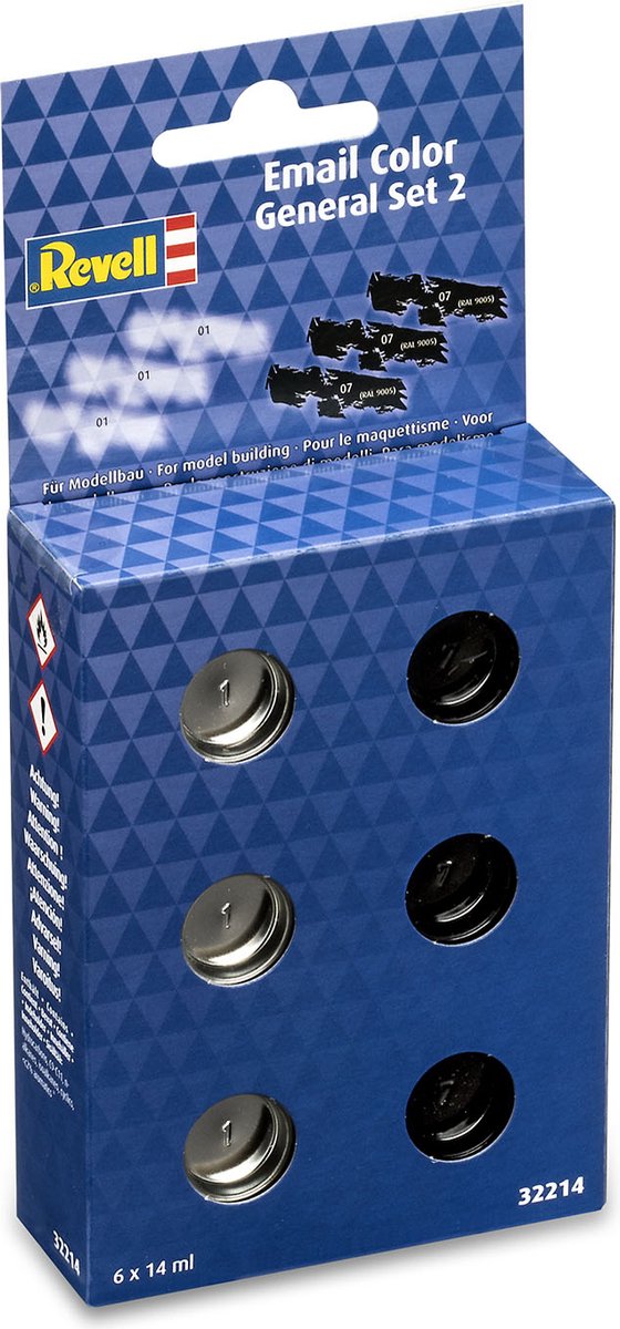   Hobbyverf Enamel verf - 32214 Verfkleuren Basisset - Glanzend Volume II - 6x14ml - Enamel Set Verf set