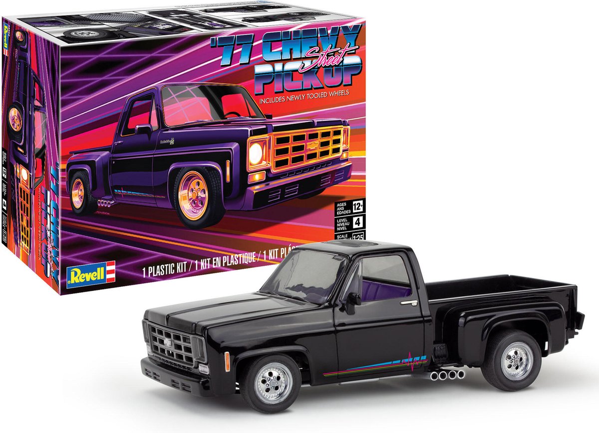   Modelbouwpakket Auto - 14552 Chevy Squarebody Street Truck 1976 Plastic - 1:25 -