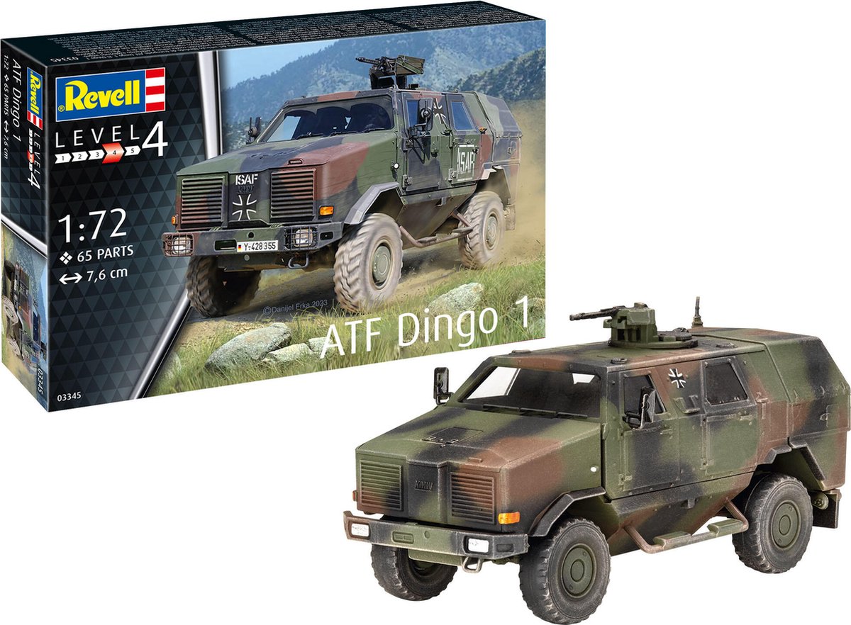   Modelbouwpakket Militaire voertuigen - 03345 ATF Dingo 1 Military Vehicle Plastic - 1:72 -