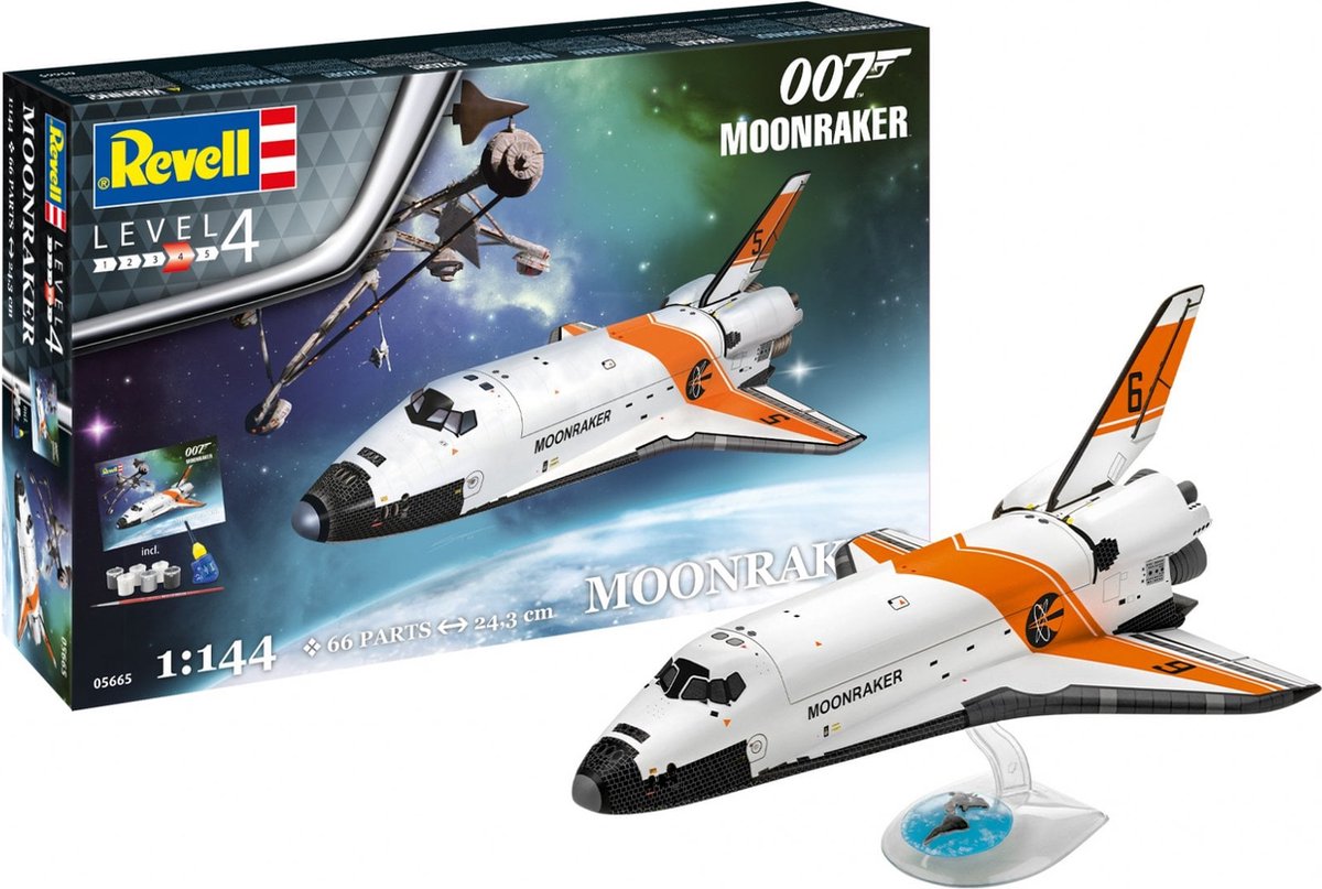   Modelbouwpakket Militaire voertuigen - 05665 James Bond 007 - Moonraker - Geschenkset Plastic - 1:144 -