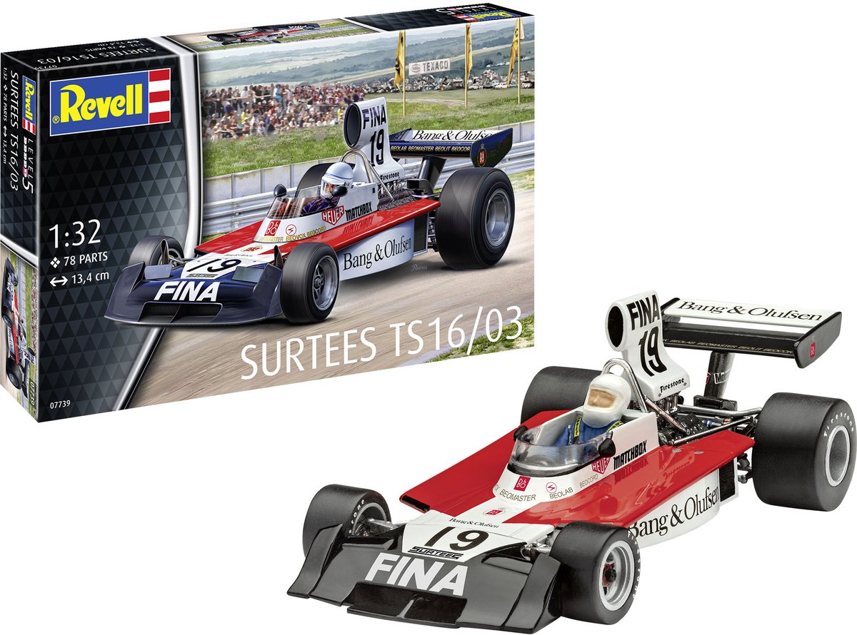   Modelbouwpakket Militaire voertuigen - 07739 Surtees TS16/03 - Formule 1 auto Plastic - 1:32 -