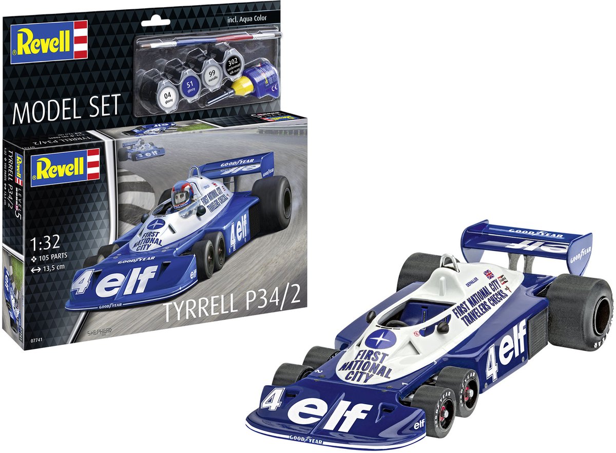   Modelbouwpakket Militaire voertuigen - 67741 Tyrrell P34/2 - Rauto - Model Set Plastic - 1:32 -