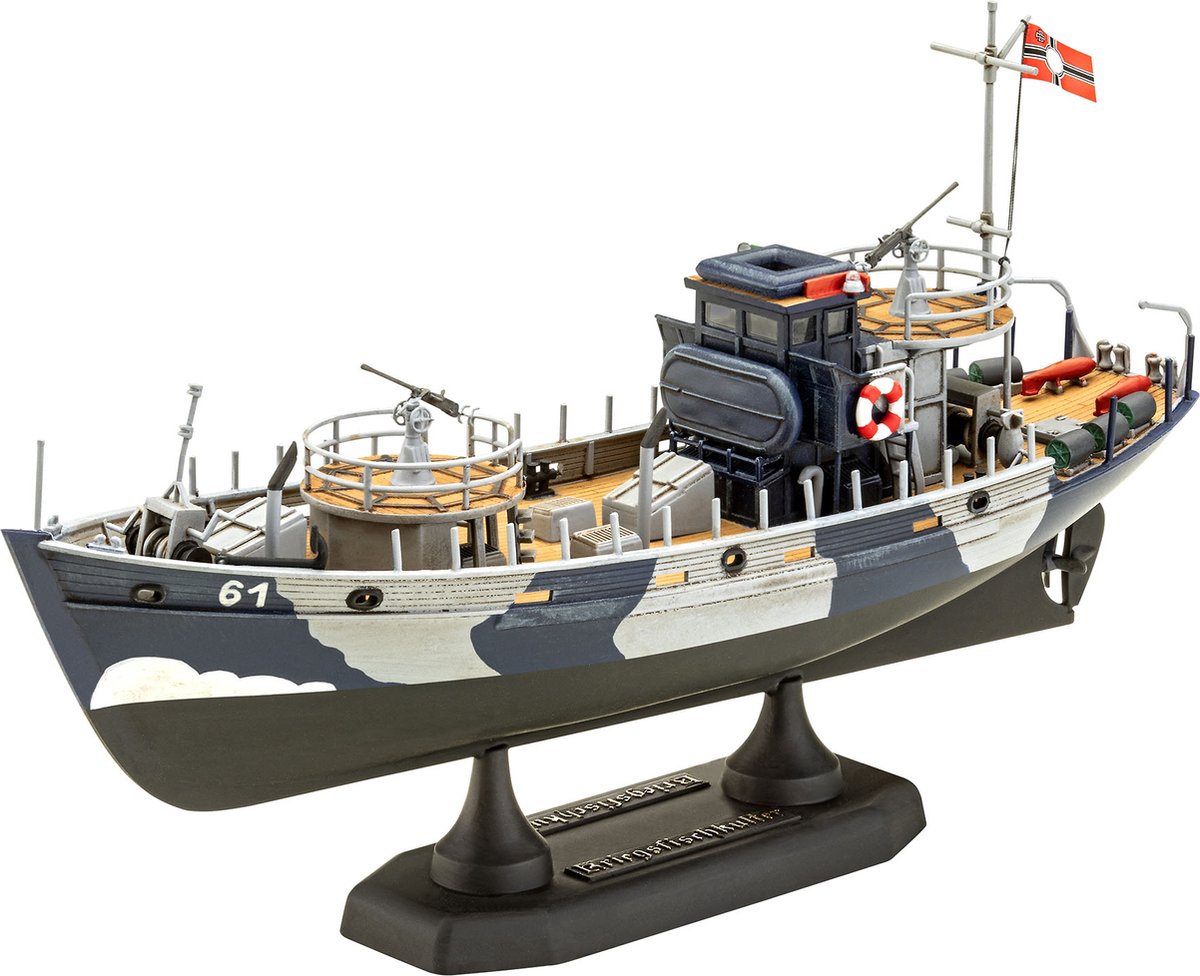   Modelbouwpakket Schepen - 05242 KFK Kriegsfischkutter - Mine warfare vessels - Schip Plastic - 1:144 -