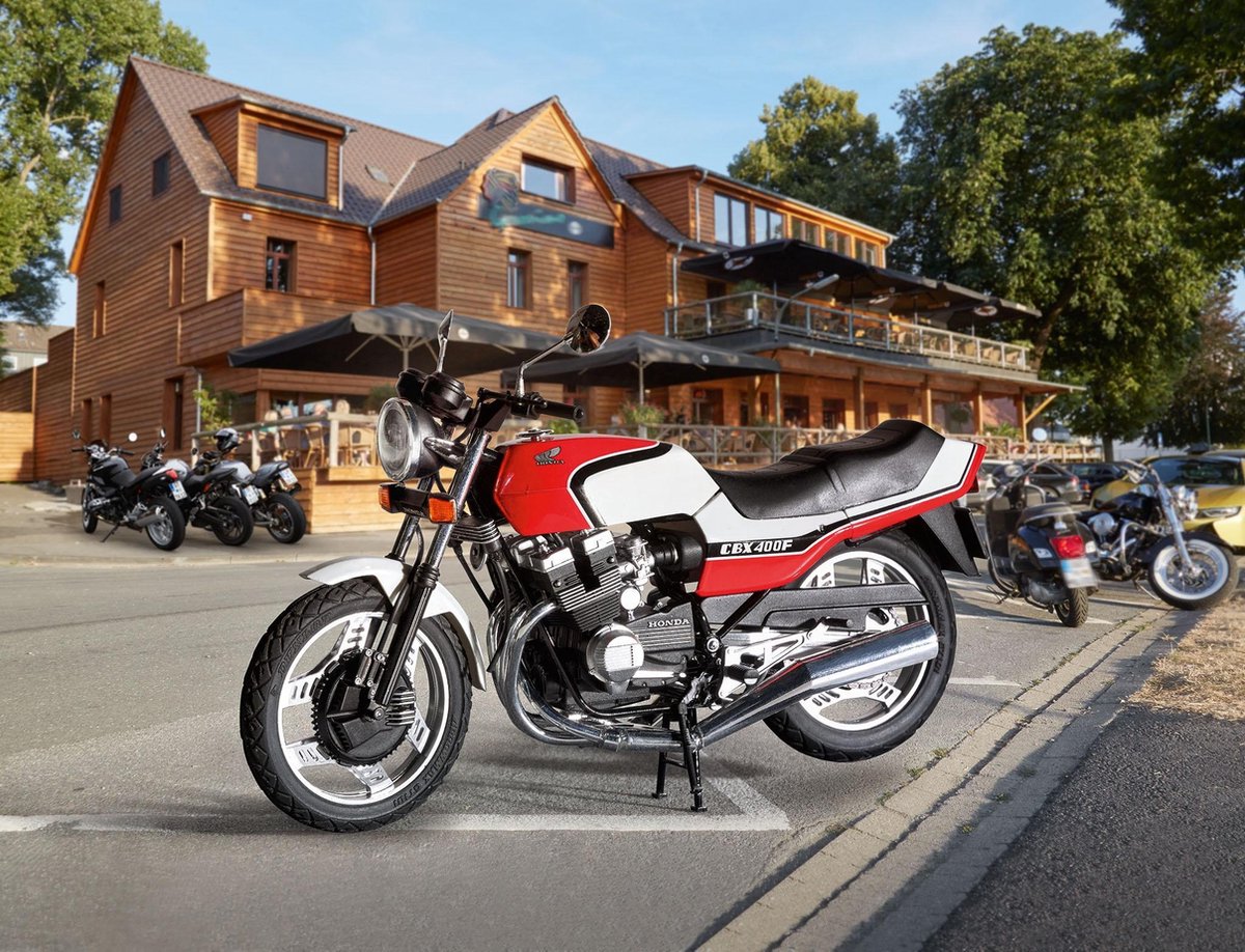   Modelbouwset Honda Cbx 400 F 1:12 Oranje 106-delig