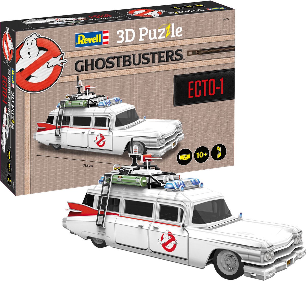   Puzzel - 00222 Ghostbusters Ecto-1 Auto 3D Puzzel