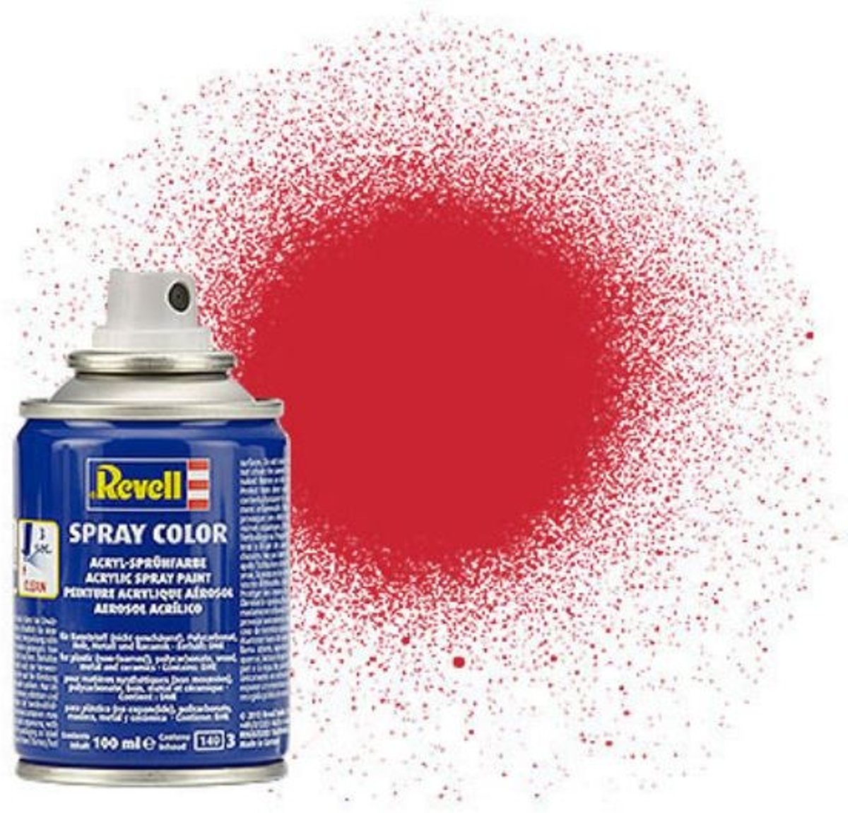   Spuitverf Vuurrood Halfglans Unisex 100 Ml