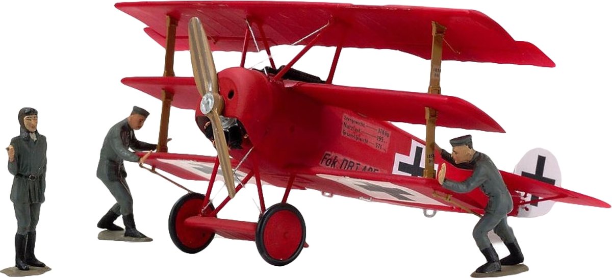   Vliegtuig Fokker Dr.I Richthofen - Bouwpakket - 1:28
