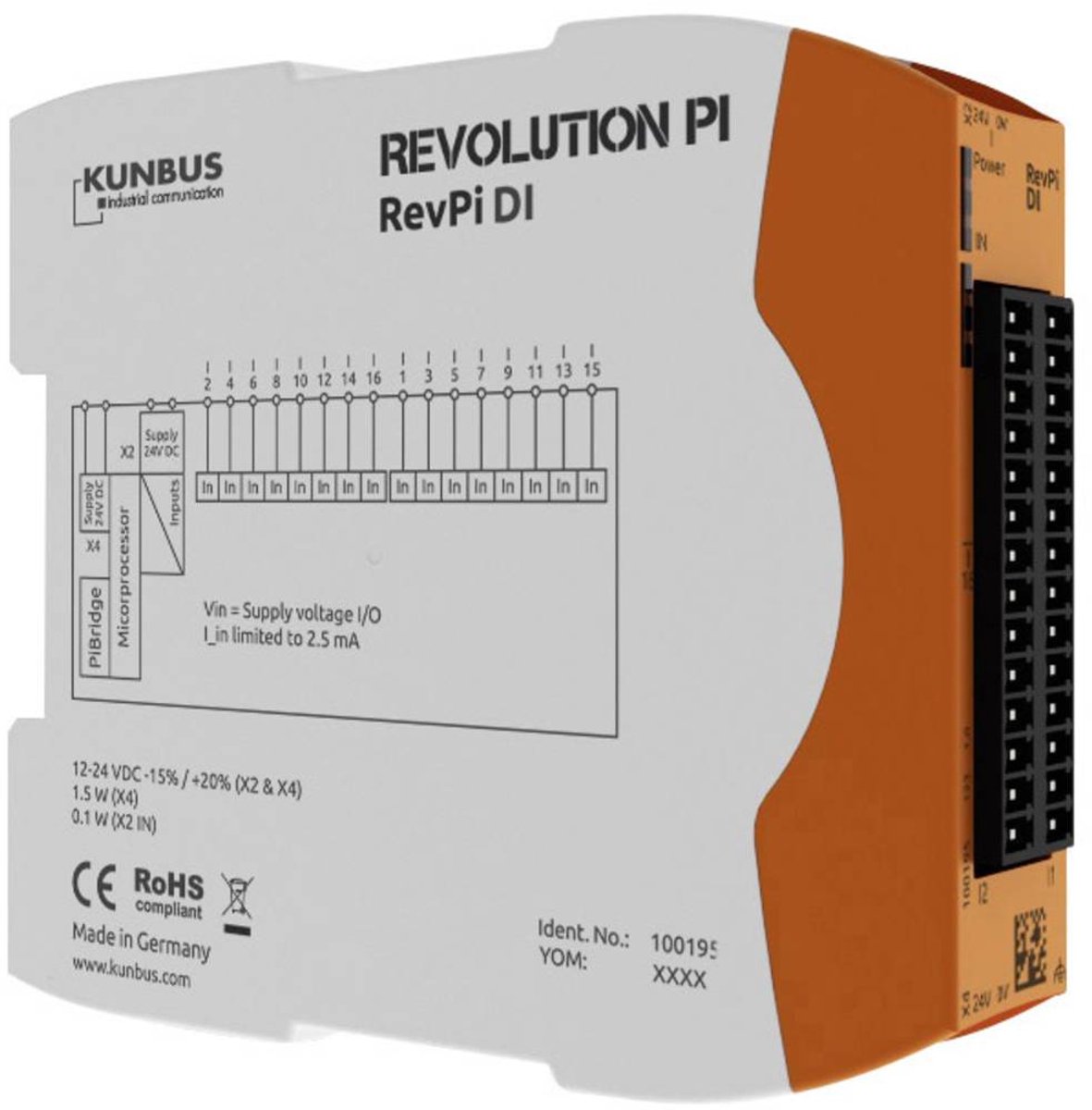 Revolution Pi by Kunbus RevPi DI PR100195 PLC-uitbreidingsmodule 24 V
