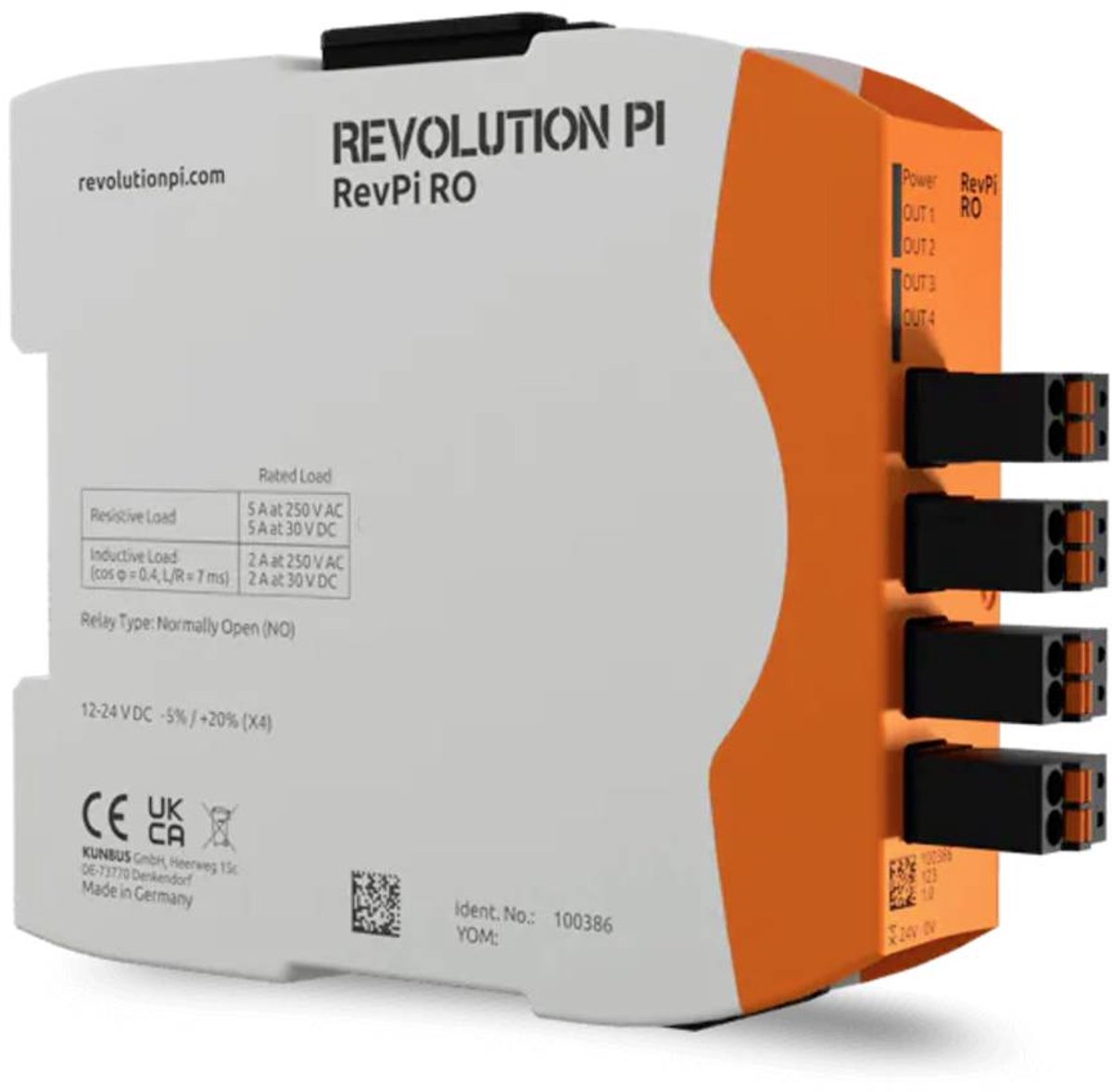 Revolution Pi by Kunbus RevPi RO PR100386 PLC-uitbreidingsmodule 24 V